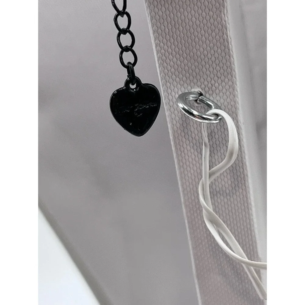 Betsey Johnson Dark‎ Forest Triple Strand Gunmetal Necklace Fox Rabbit Charms
